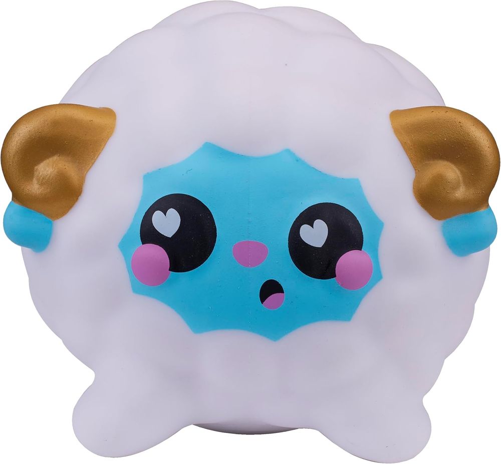 SMOOSHZEES - Luvzees Bleepo Sheep Supersoft Cuddly And Squishy Toy - White