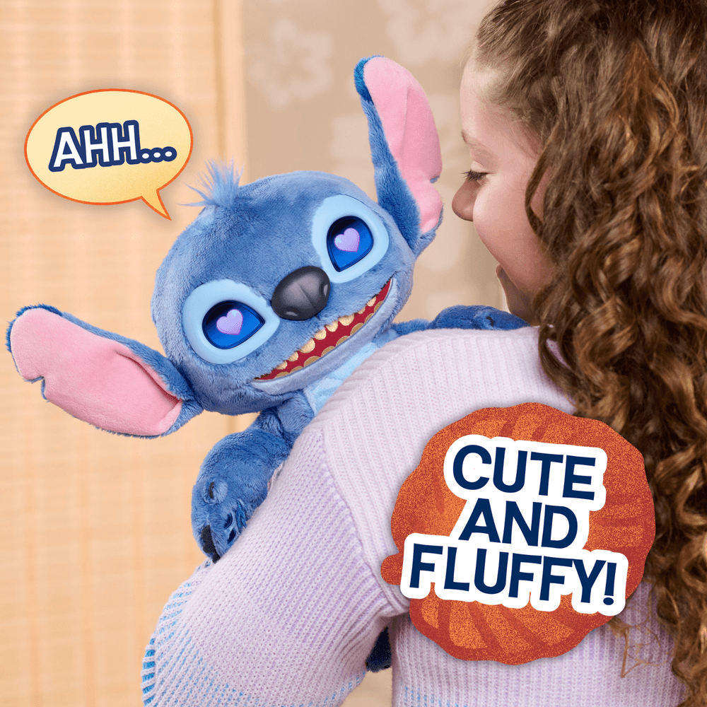 Disney - Lilo & Stitch - Interactive With 50+ Sounds, Soft And Huggable Stuffed Alien Animal Kids Toy - 35cm