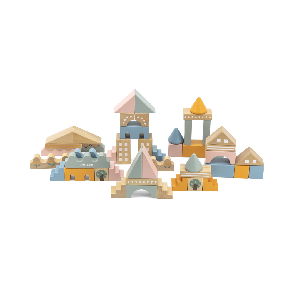 PolarB - City Building Blocks Set - 60 Pcs