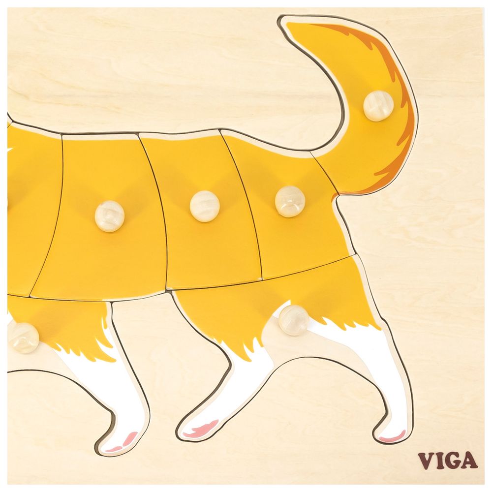 فيجا - أحجية مقابض حيوانات المزرعة - 8 قطع