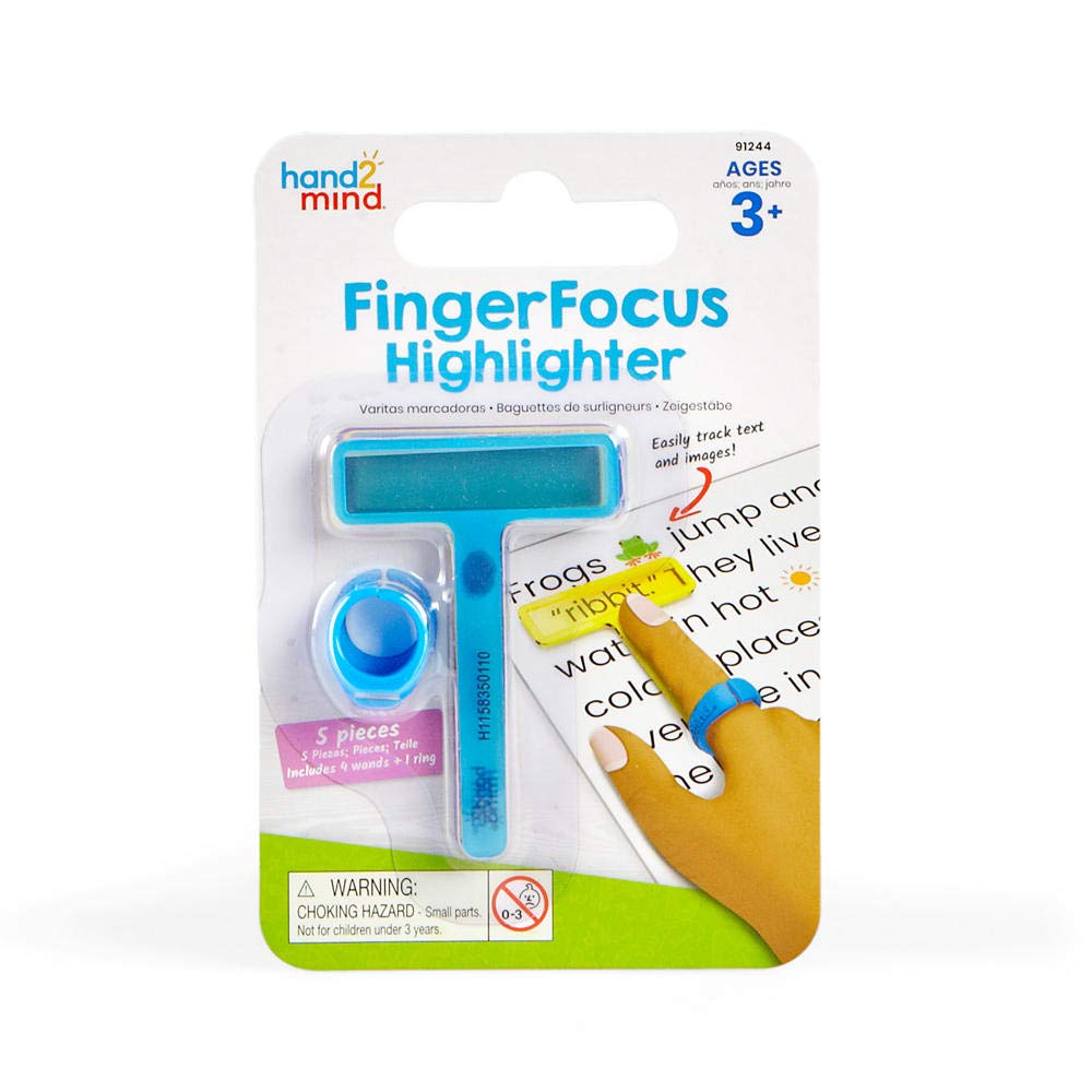 Learning Resources - Wearable Fingerfocus Highlighter Reading Aid