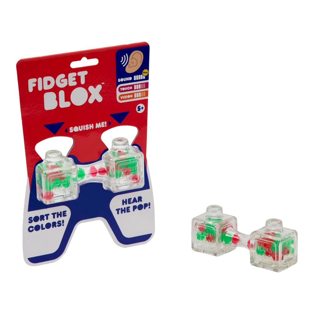 Jelly Blox - Goliath Fidget Toy - Red/Green