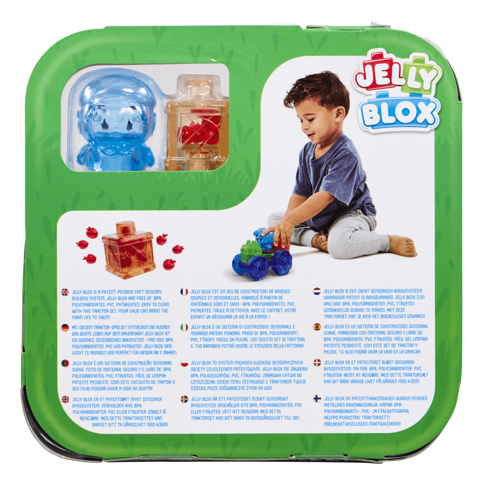 Jelly Blox - Goliath Building Blocks Tractor Set - 12 Pcs