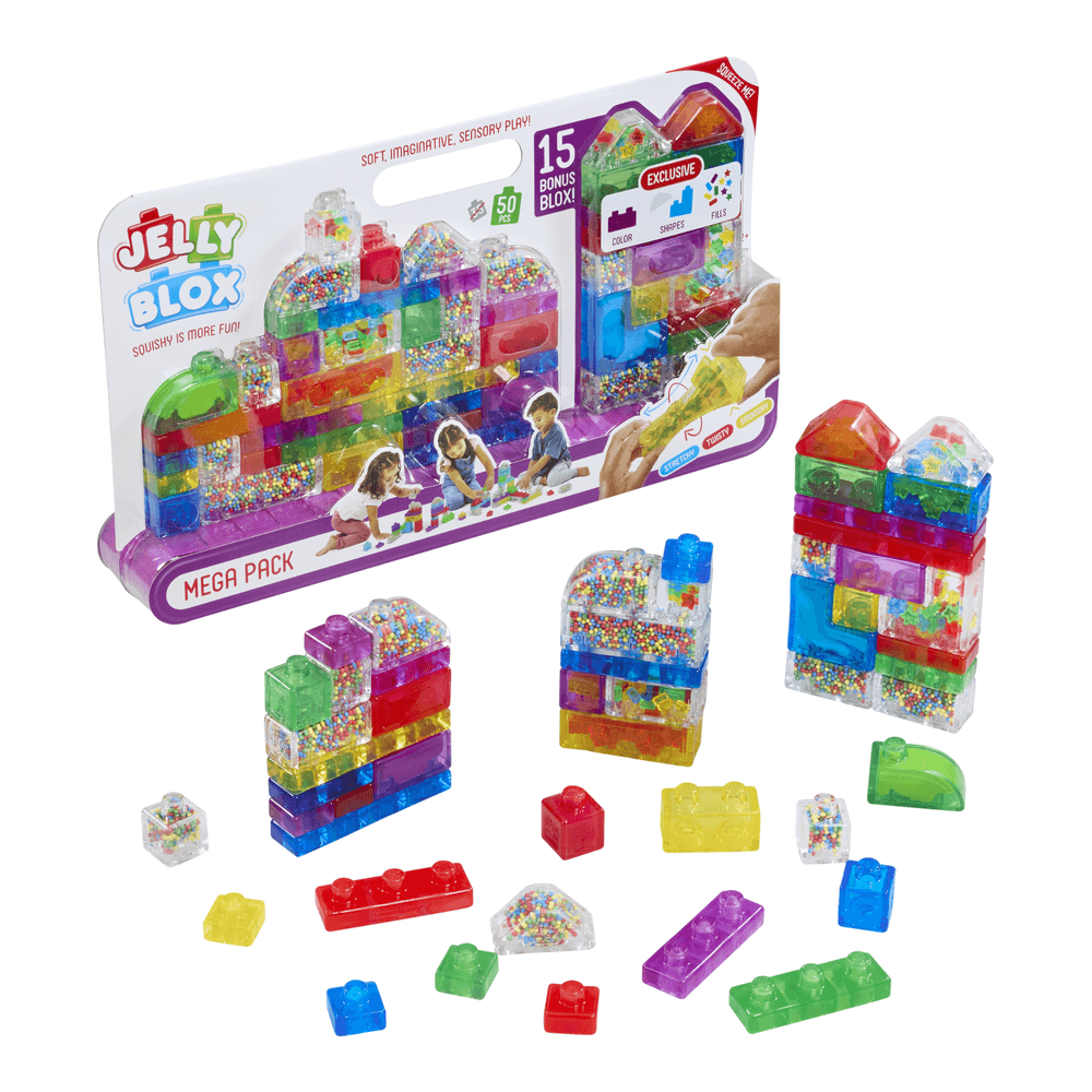 Jelly Blox - Goliath Mega Building Blocks Set - 50 Pcs