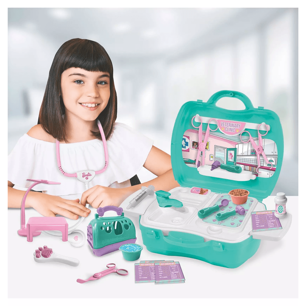 Barbie - Sinco Creations Barbie Pet Clinic Playset - 20 Pcs