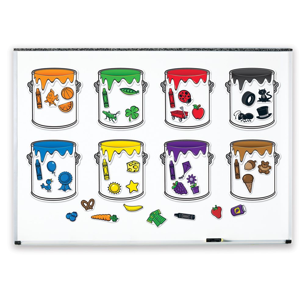 Learning Resources - Splash Of Color Magnetic Sorting Set - 48 Pcs
