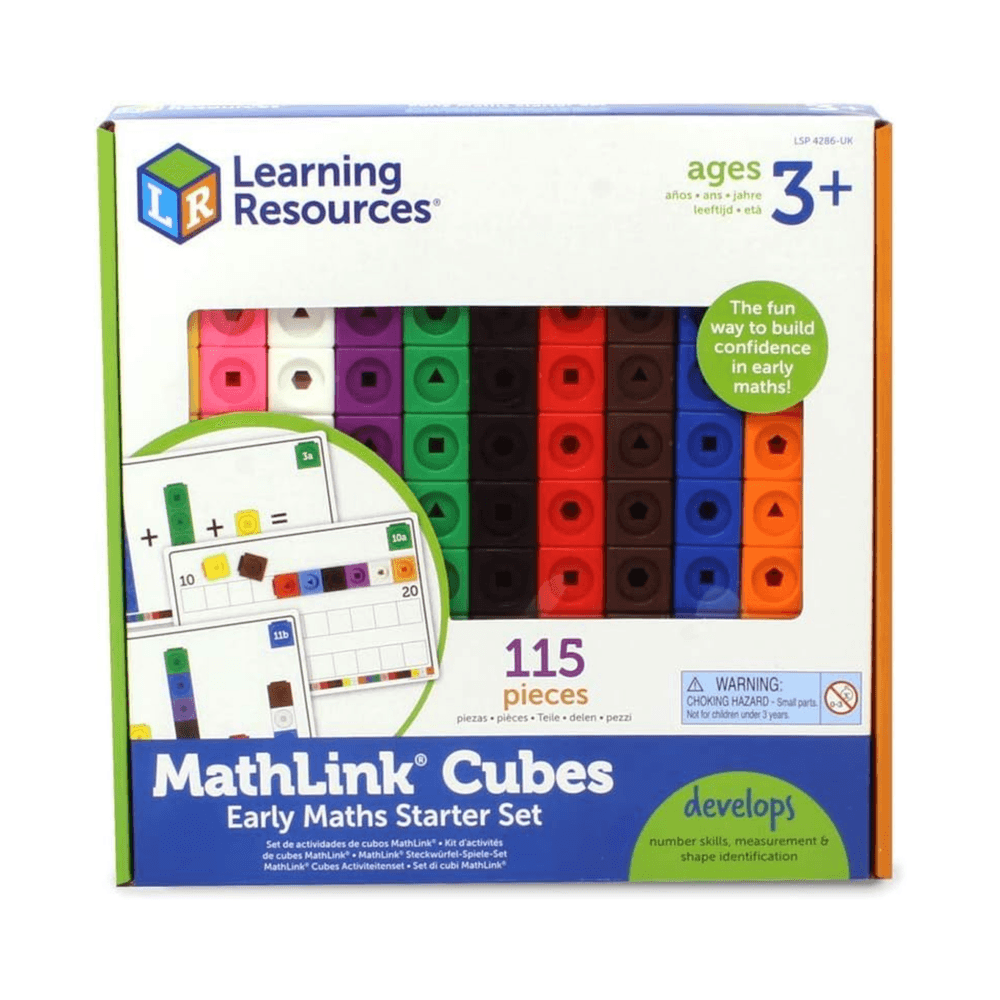 Learning Resources - Mathlink Cubes Activity Set - 100 Pcs