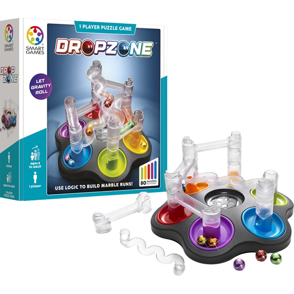 ألعاب سمارت جيمز - لعبة دروب زون ماربل رن