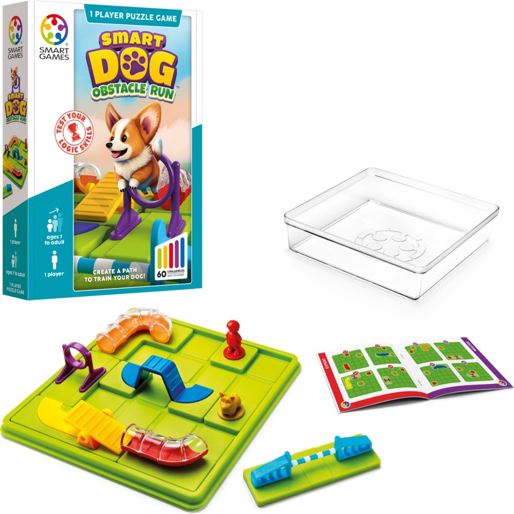 سمارت جيمز - لعبة لوحية لسباق العقبات مع الكلاب الذكية