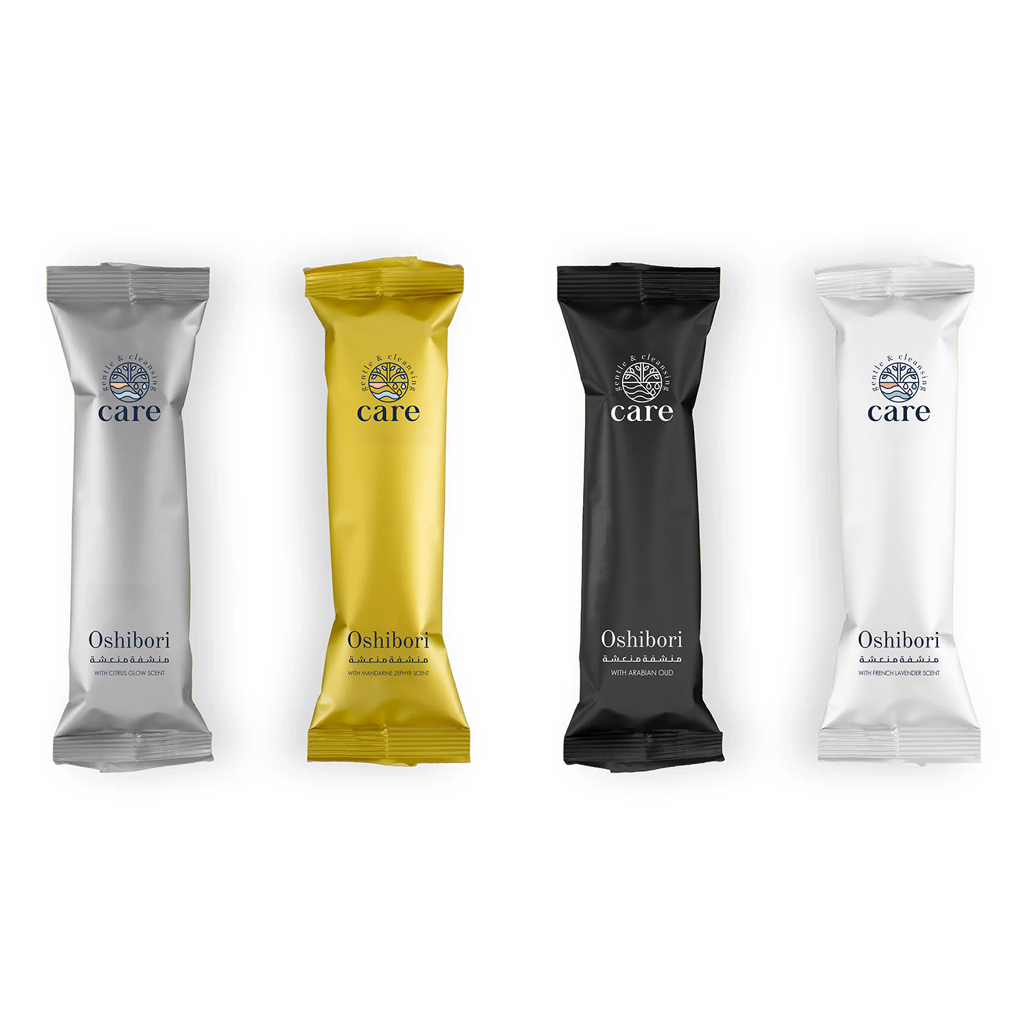 Care - Oshibori Collection Wet Towels - 12 Pcs