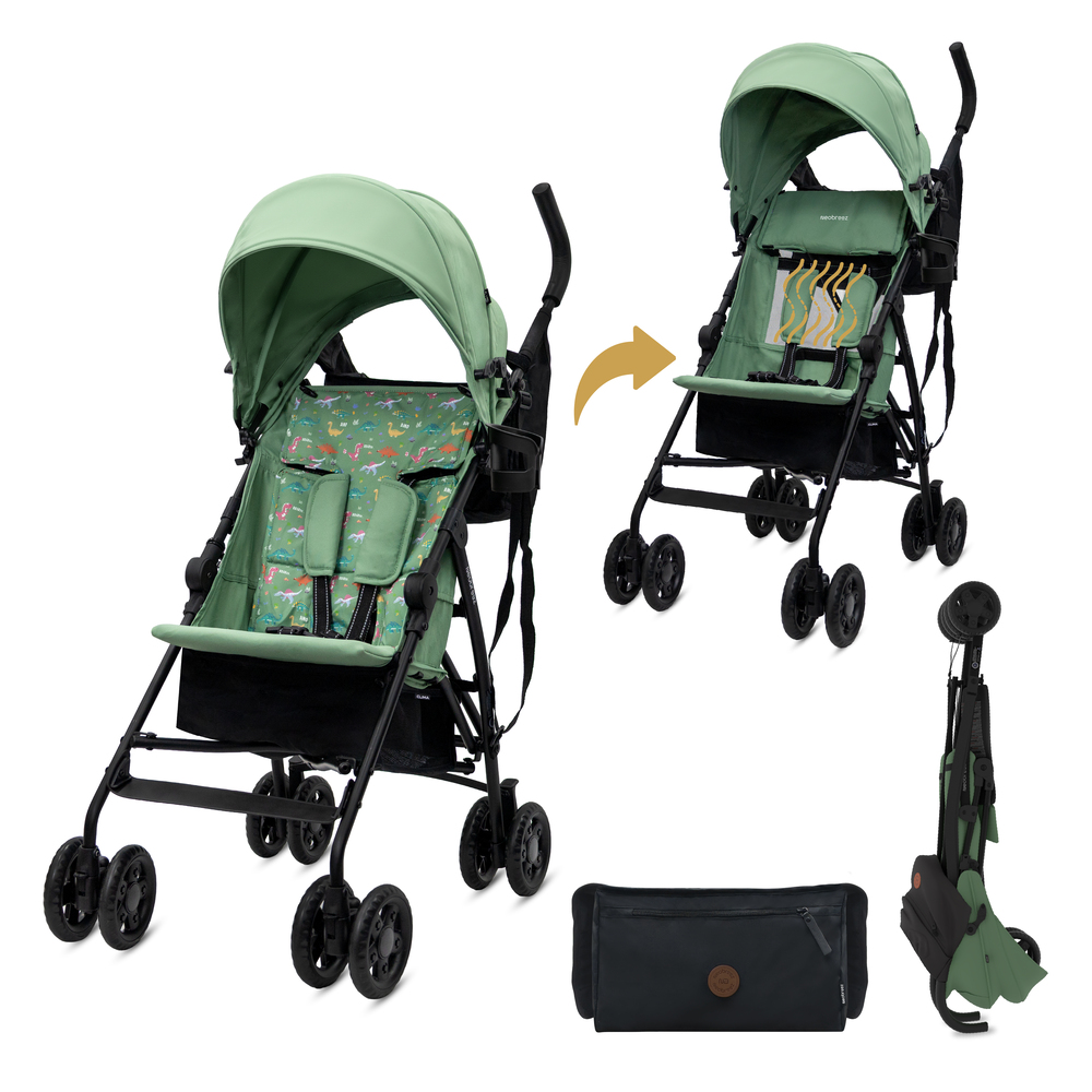 Neobreez Clima Lightweight Compact Umbrella Stroller - Olive Green