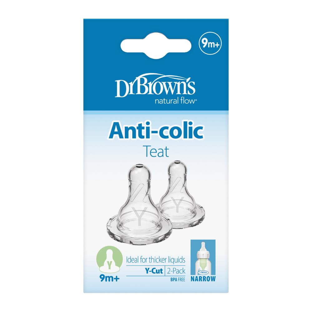 دكتور براونز - حلمات أوبشنز+ بشكل حرف واي - سيليكون - عدد 2