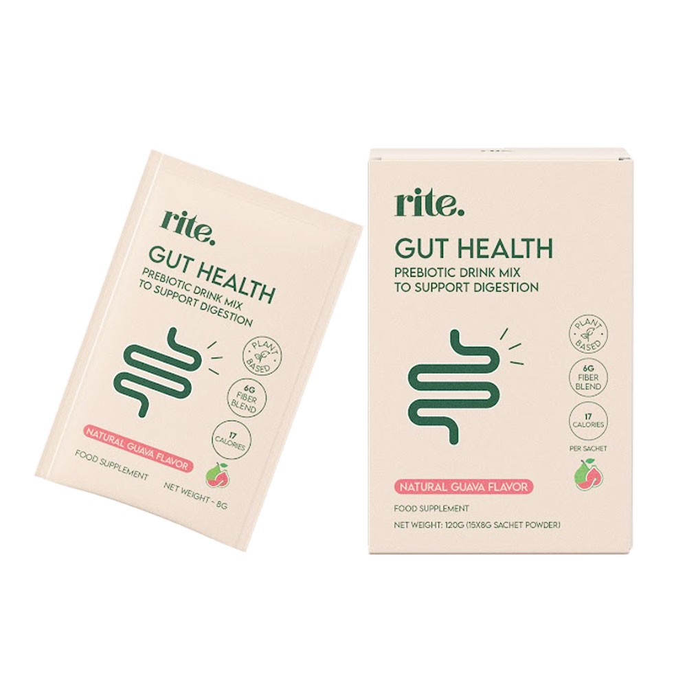 Rite - Gut Health Prebiotic Drink Mix Sachet - 15 x 8g - Guava Flavour
