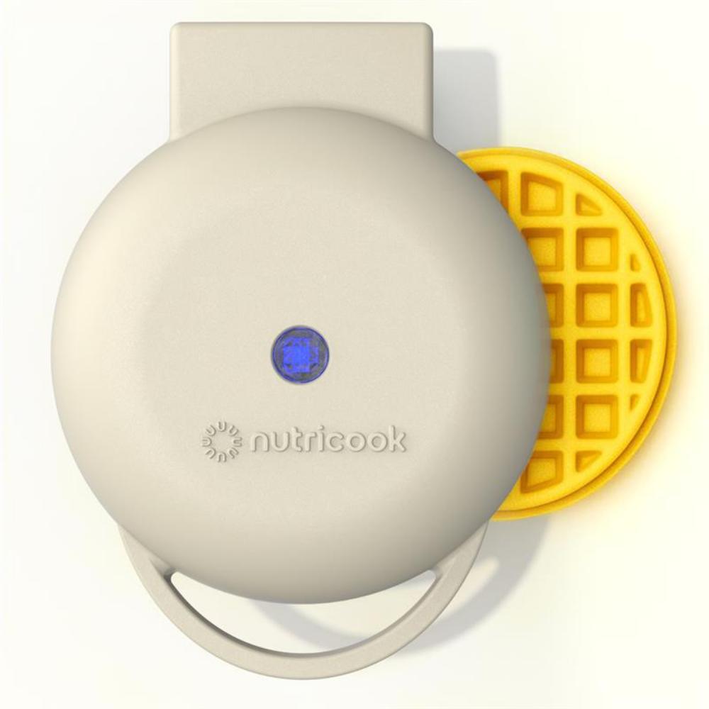 Nutricook Mini Waffle Maker - Beige