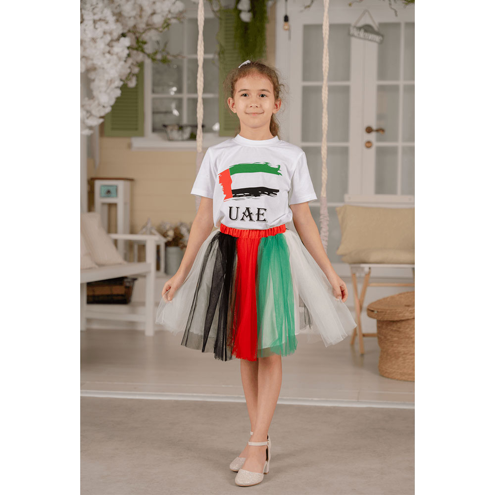 دي'دانييلا - طقم اليوم الوطني الإماراتي للبنات