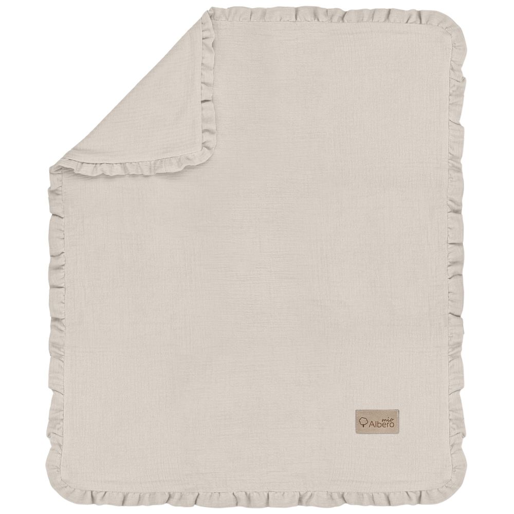 Albero Mio - Baby Muslin Blanket - Beige