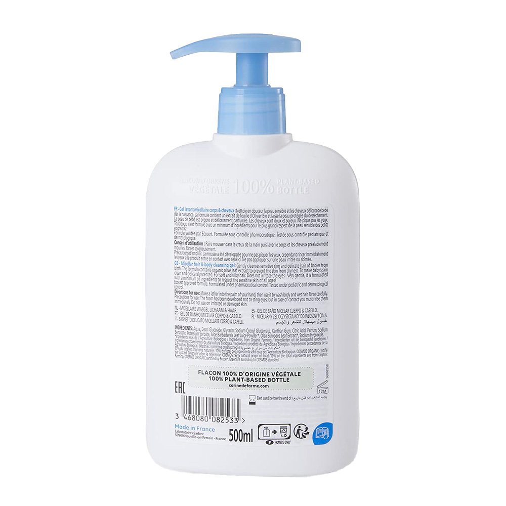 Corine De Farme - Baby Bio Organic Hair & Body Cleansing Gel - 500ml
