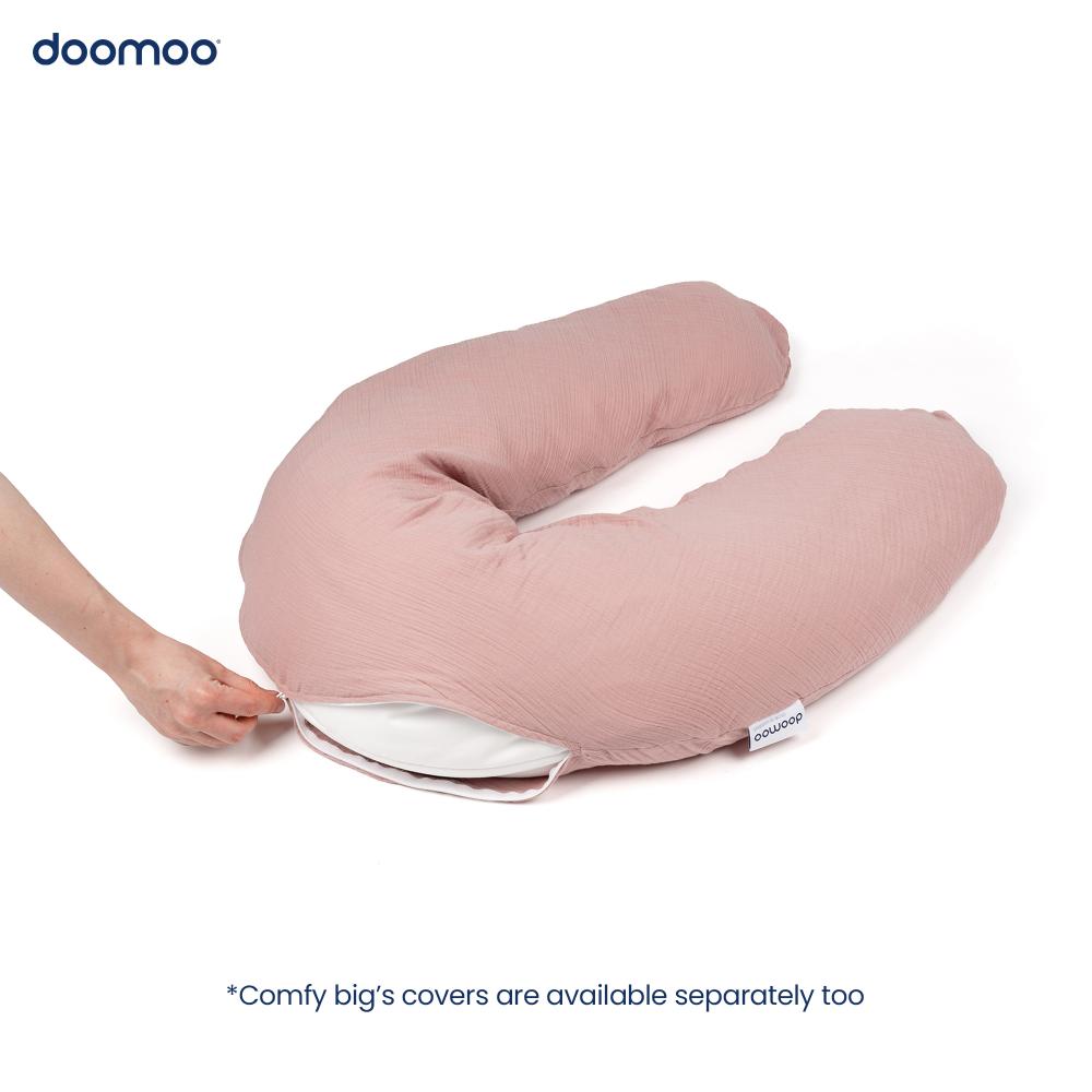 دومو - وسادة بيسكس كومفي بيغ - لون زهري