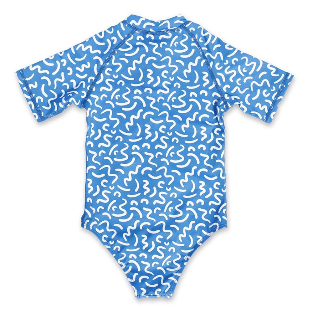 Badawii Beachwear - Ocean Vibes Girls Swimsuit - Azure Blue