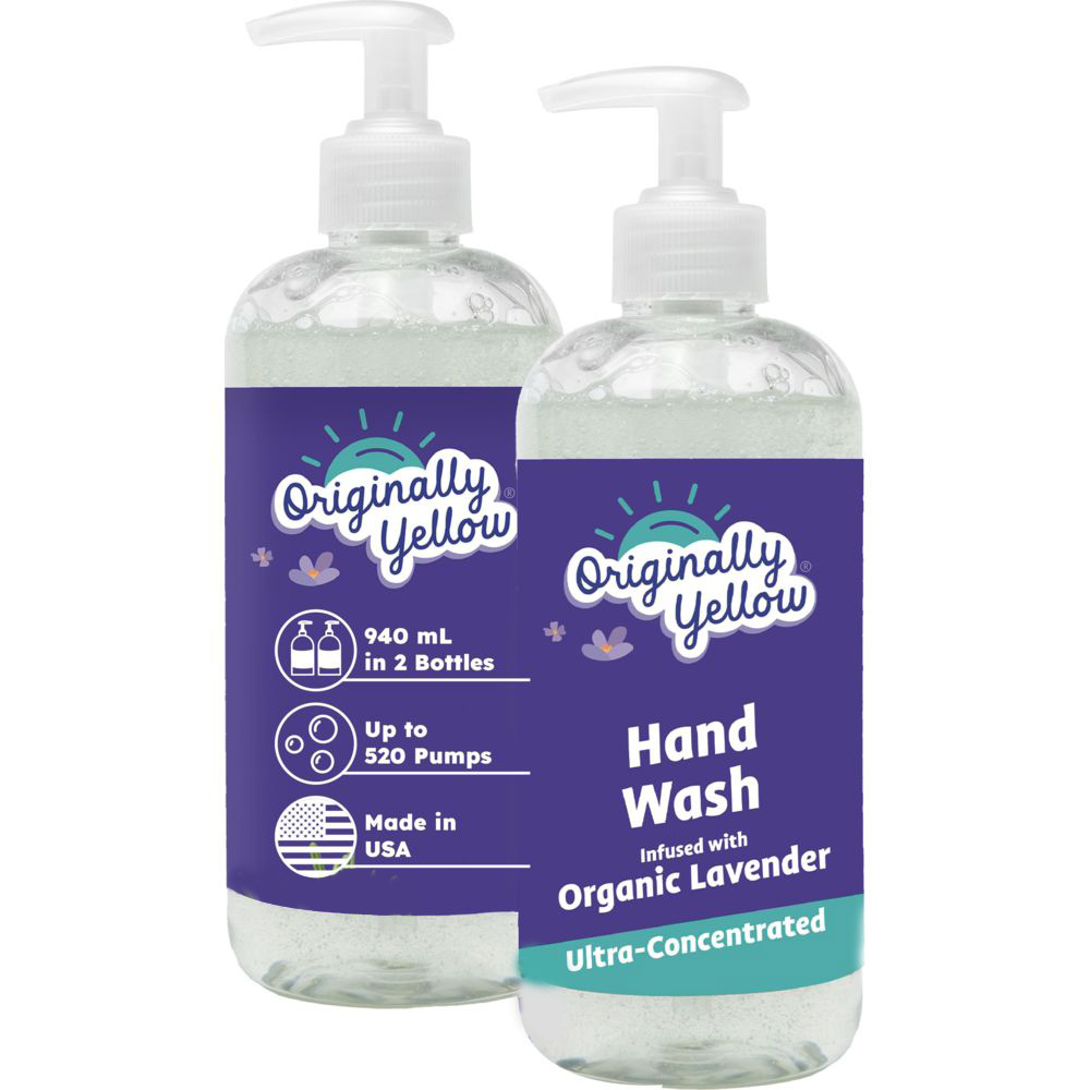 أوريجينالي يلو - صابون يد عضوي معطر باللافندر - 470 مل - عدد 2