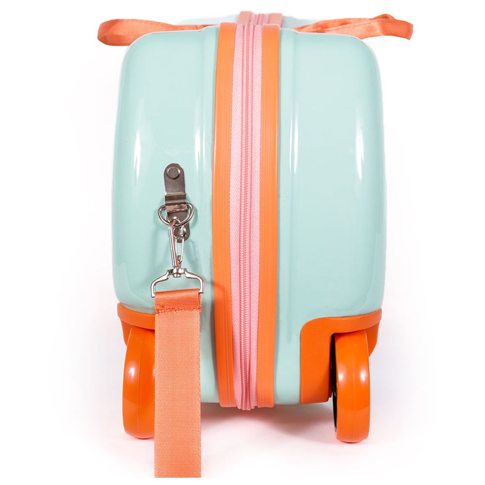 ميلك&مو - شنطة سفر قابلة للركوب للأطفال - أصدقاء الغابة - أخضر