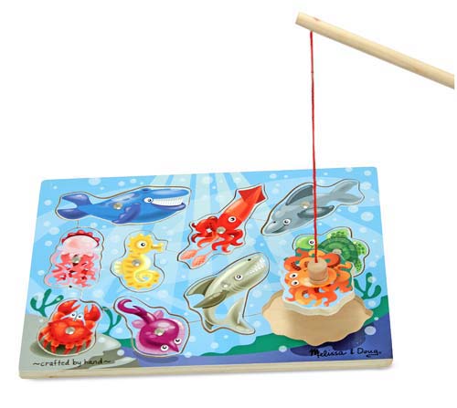 Melissa & Doug Magnetic Wooden Game Fishing