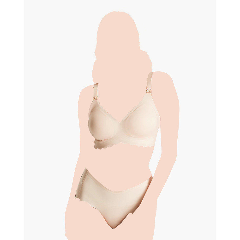 موم كوزي - مضخة ثدي لاسلكية مزدوجة M5 بدون استخدام اليدين وحمالة صدر جيلي ستريب