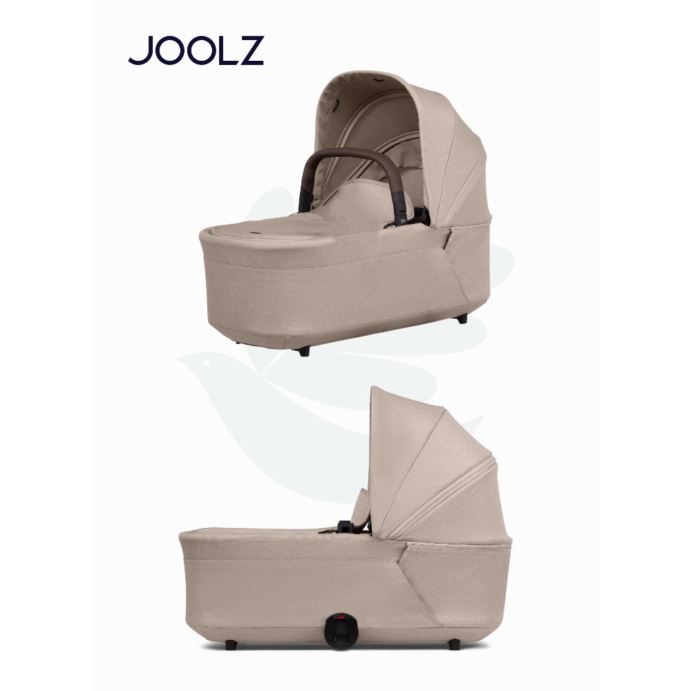 Joolz - Hub2 Comfort Baby Cot With Canopy - Sandy Taupe