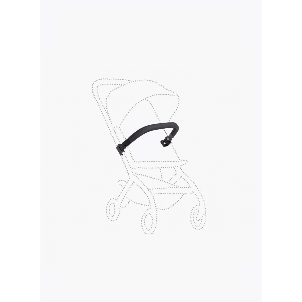 جولز آير - حاجز صدمات قابل للطي لعربية الأطفال اير بلس - أسود كربوني