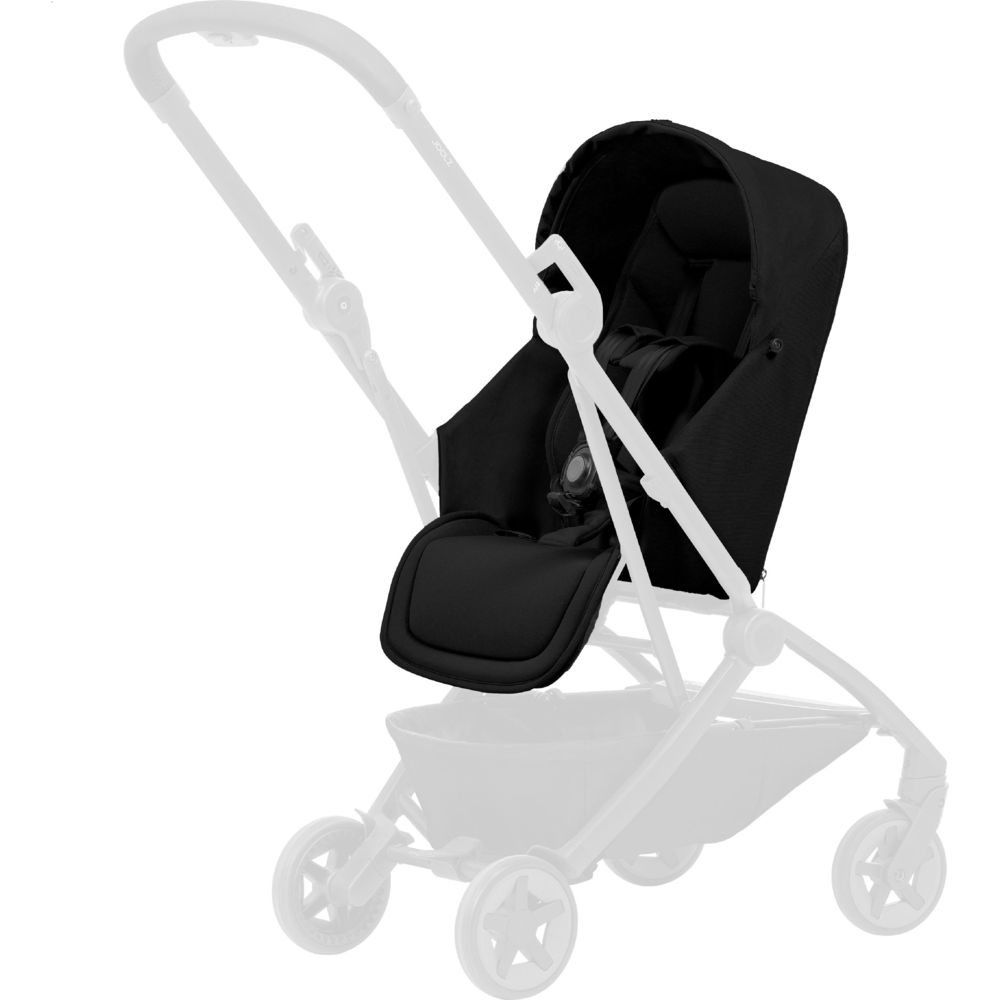 جولز - ملحق عربية الأطفال Aer2 للمقعد، خفيف الوزن - أسود