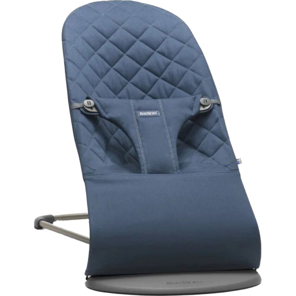 Babybjorn - Woven Bouncer Bliss - Classic Quilt - Midnight Blue