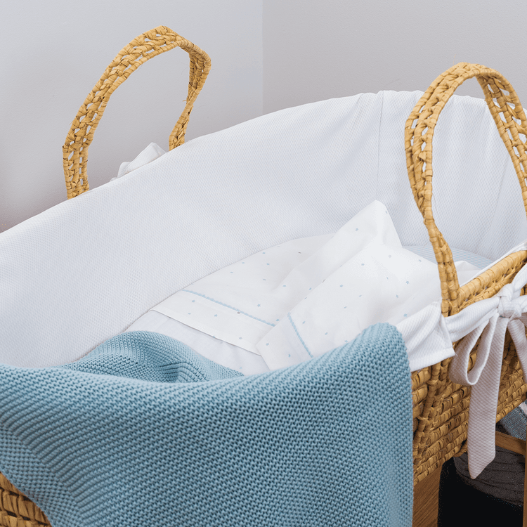 Moses basket blanket set deals
