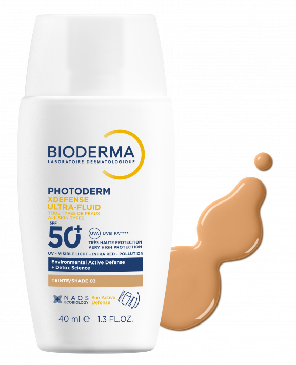 Bioderma - Photoderm Xdefense SPF50+ Fluid - Golden - 40ml