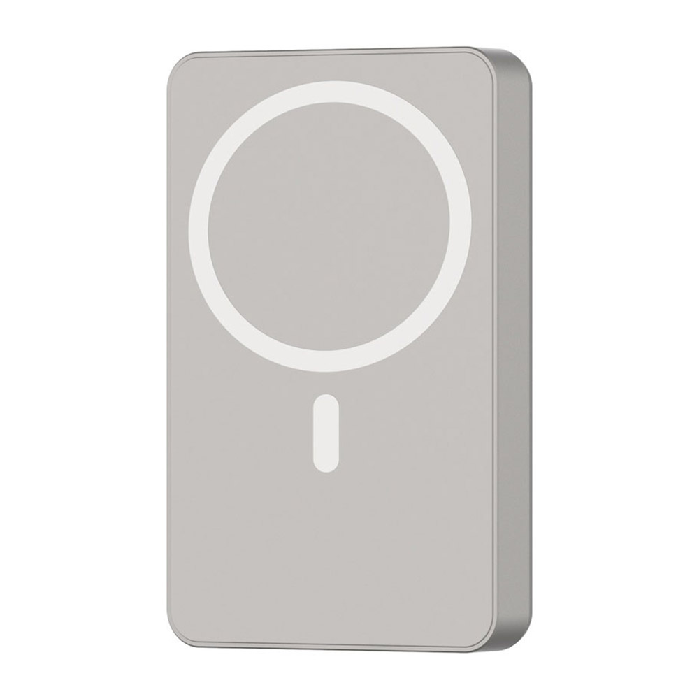 باورولوجي - شاحن متنقل باور بانك ألومنيوم ماج سيف - تيتانيوم - 10000 مللي أمبير