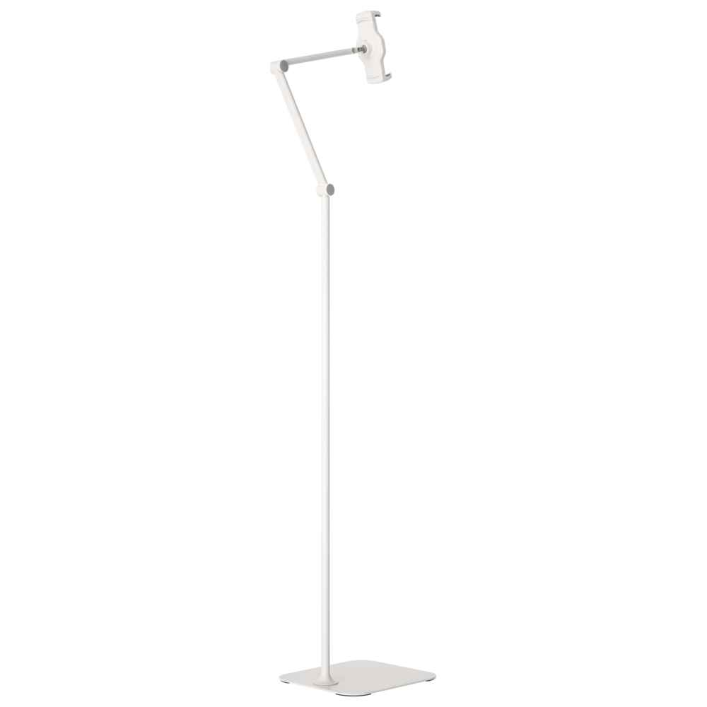 باورولوجي - حامل جهاز لوحي دوار وقابل للتعديل 360 درجة - أبيض