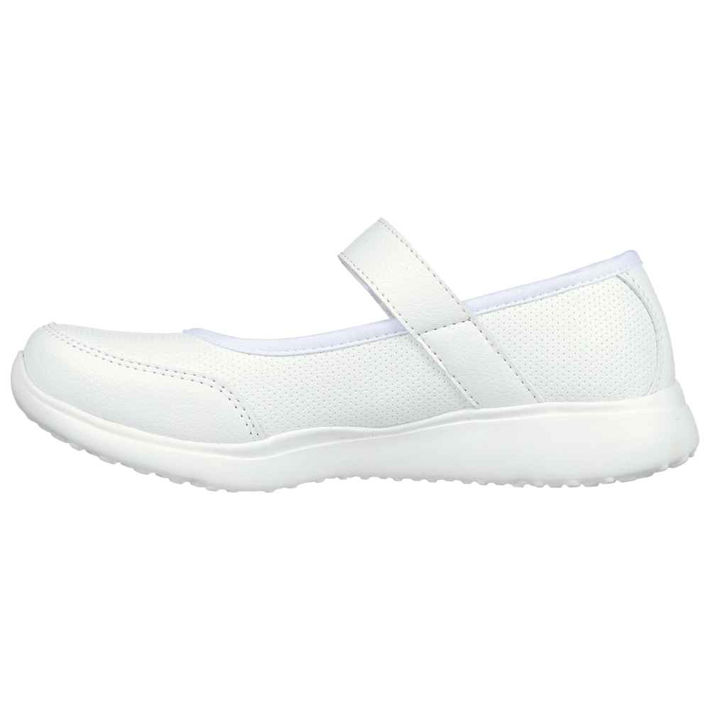 Skechers - Girl's T-Strap Back To School Shoes - White