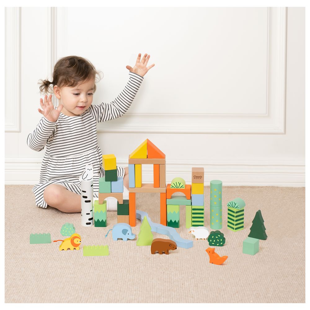 Classic World - Forest Blocks - 50 Pc Set