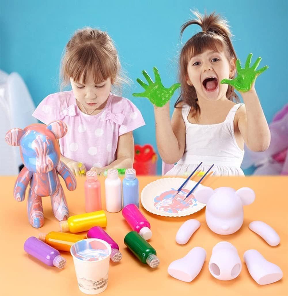 Dubai Drip Art - DIY Acrylic Fluid Pouring Paint Set - 15pcs