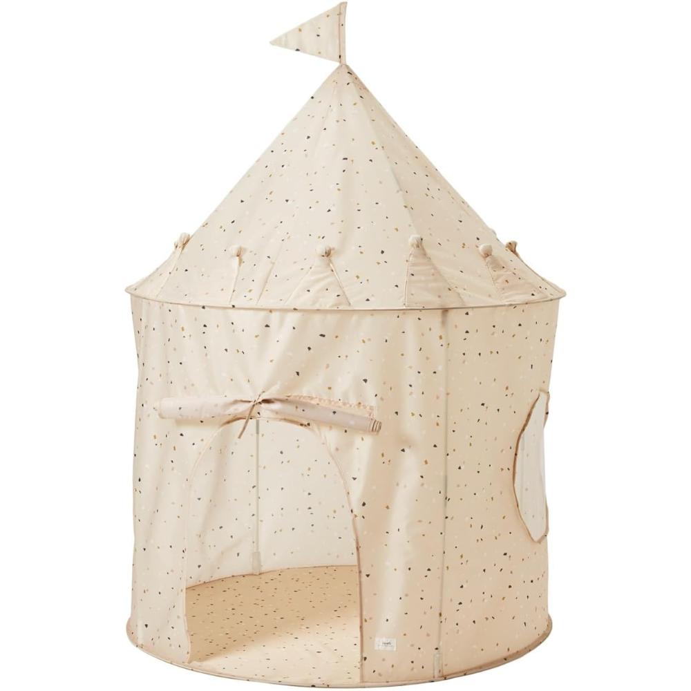 3 Sprouts - Recycled Play Tent - Terrazzo Beige