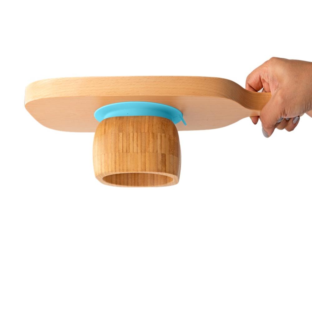 Eco Rascals - Bamboo Suction Bowl & Spoon Set - Multicolor - 2 Pcs