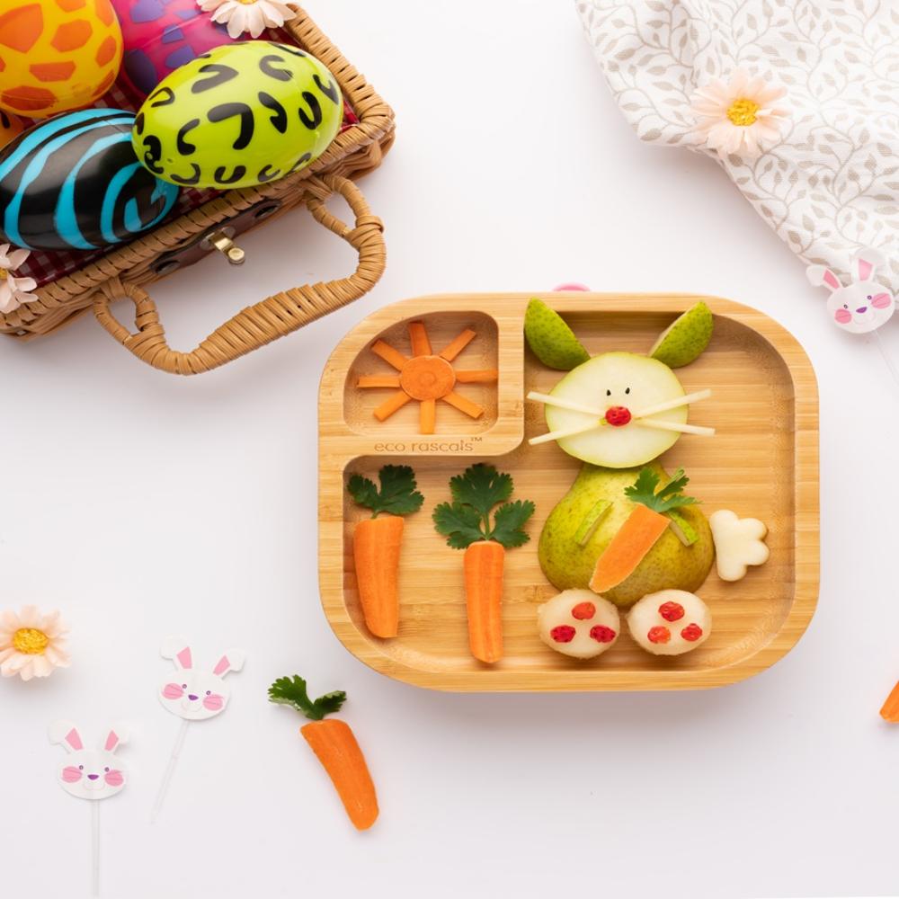 Eco Rascals - Baby Square Suction Plate - Multicolor