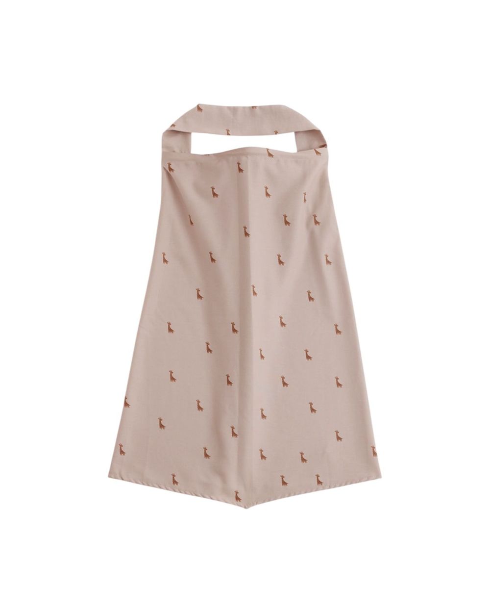 Gloop Safari Printed Organic Cotton Nursing Cover - Brown