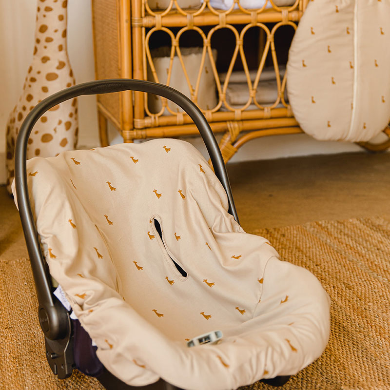 جلوب - غطاء مقعد سيارة من القطن العضوي فقط - سفاري