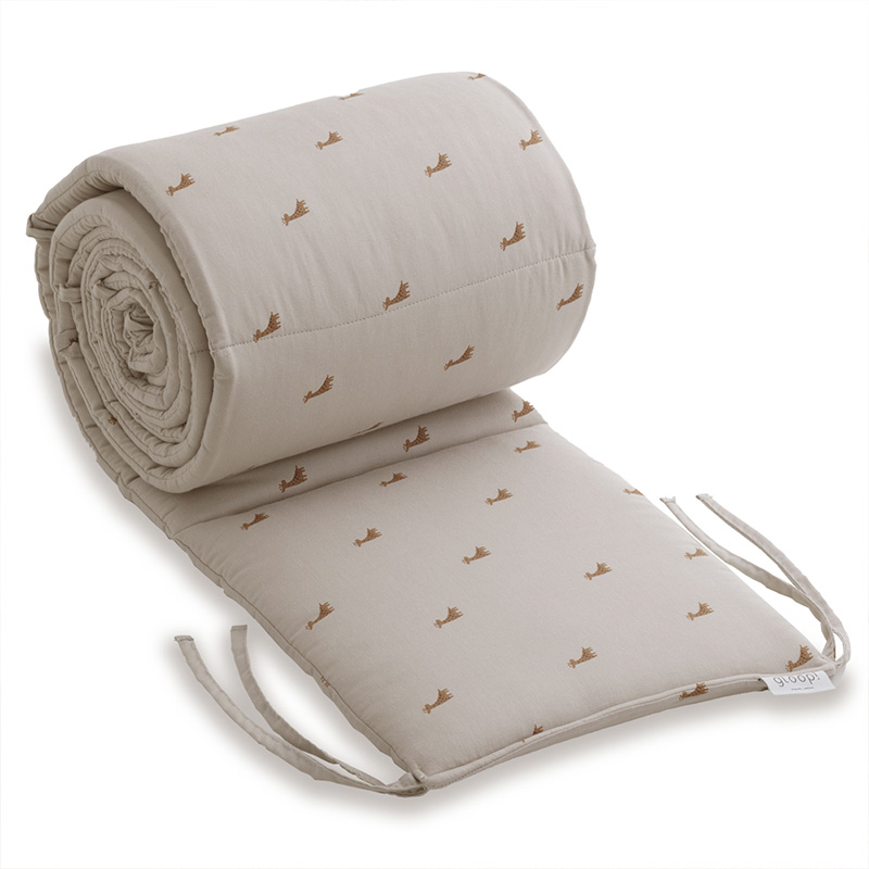 جلوب - واقي حاجز السرير العضوي للأطفال - سفاري - 360×30 سم