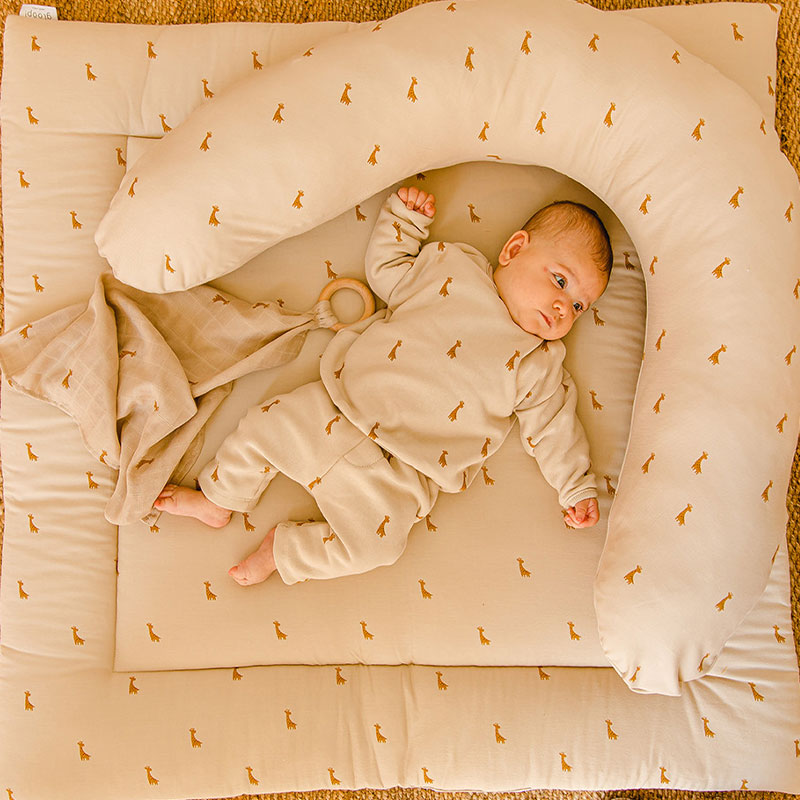 جلوب - حصيرة لعب من القطن العضوي - سفاري - 100×100 سم