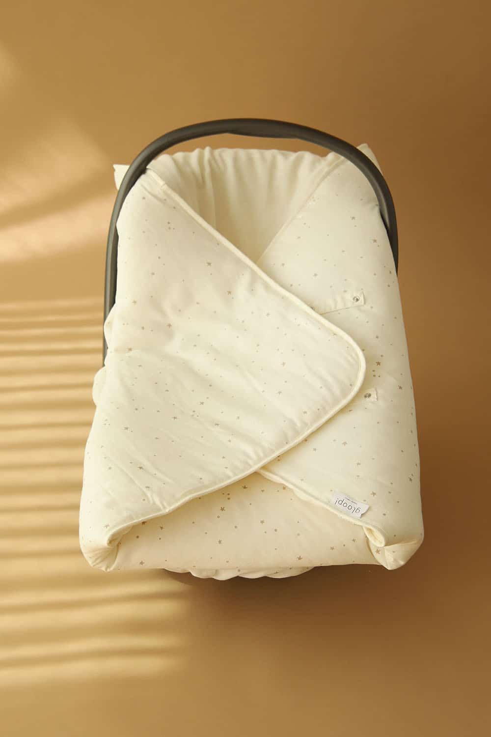 Gloop - Organic Cotton Car Seat Blanket Only - Soft Sky