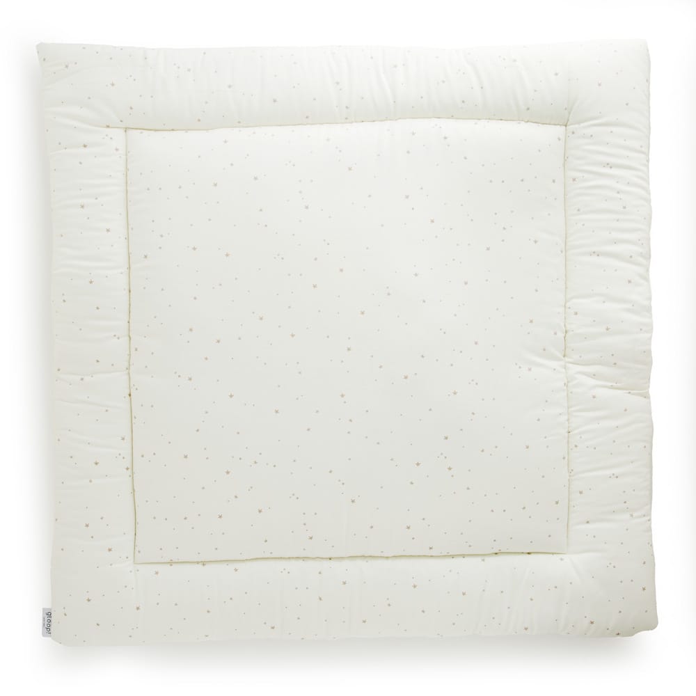 جلوب - حصيرة لعب عضوية - نجوم - أبيض