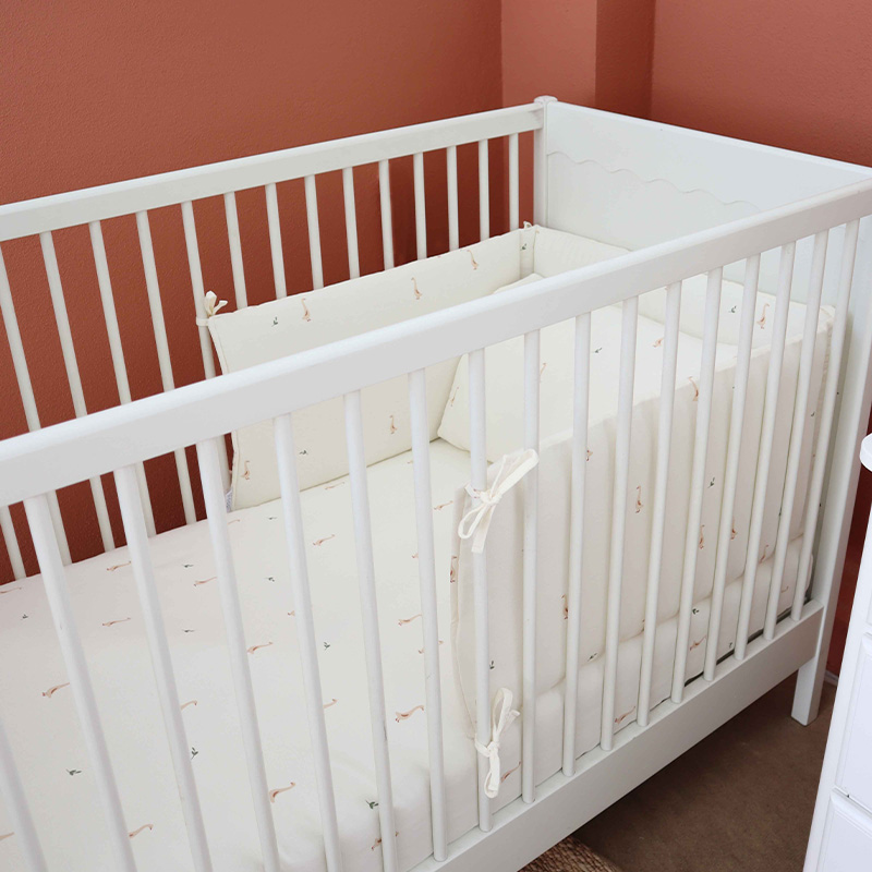 جلوب - واقي حاجز السرير العضوي للأطفال - مزرعة - 190×35 سم