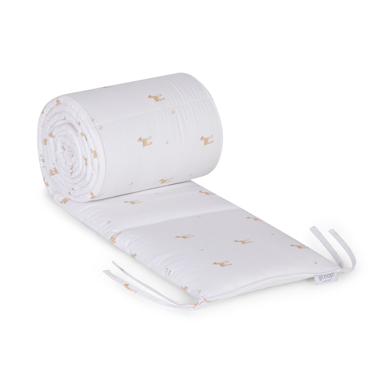 Gloop - Organic Baby Cot Bumper - Little Deer - 360x30cm