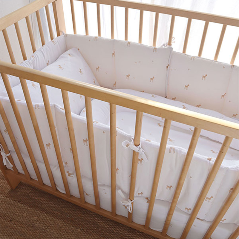 Gloop - Organic Baby Cot Bumper - Little Deer - 360x30cm